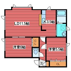 ティールパーク月寒の物件間取画像